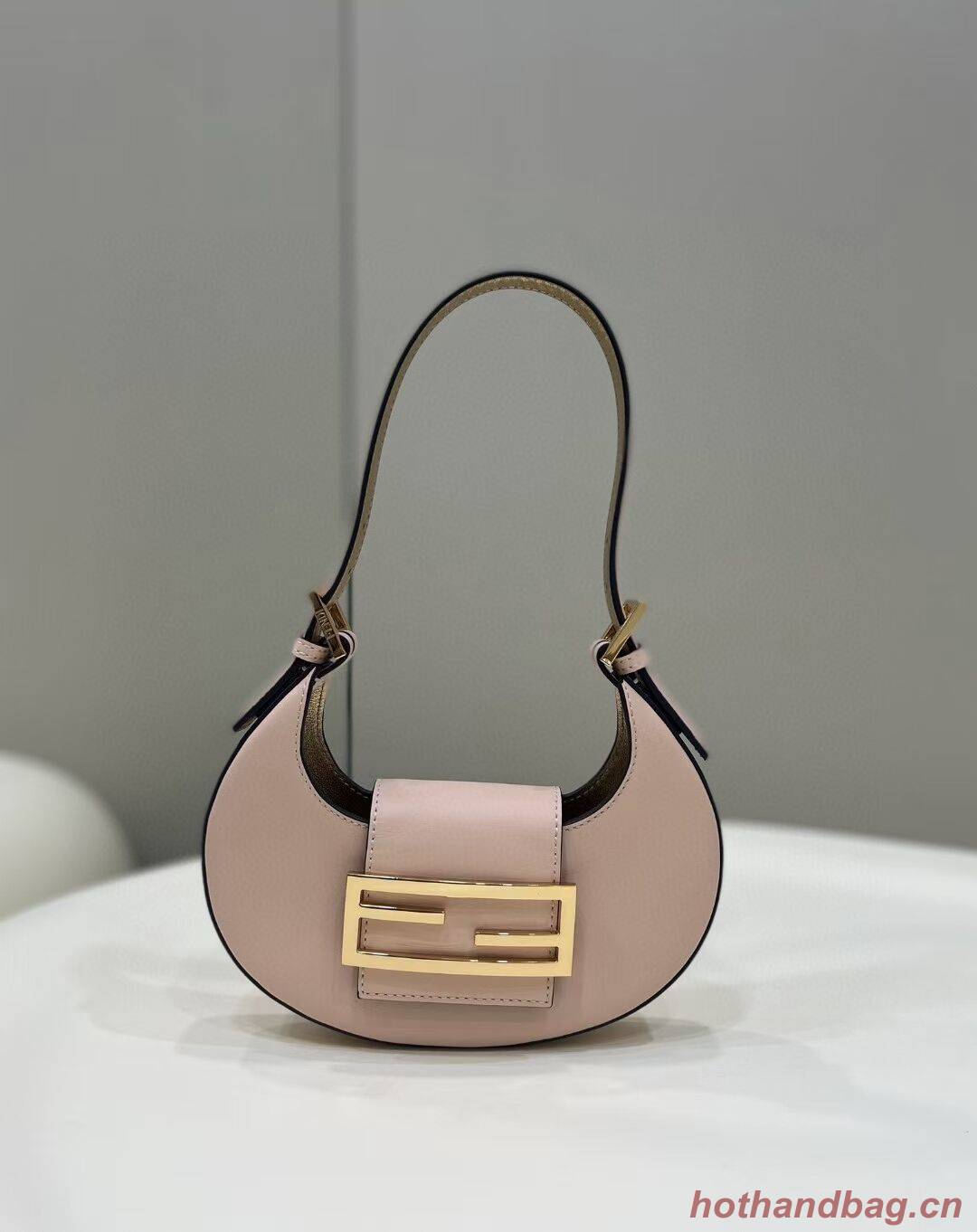 Fendi Cookie pink leather mini bag 8BS065A Fendi Cookie pink leather mini bag 8BS065A
