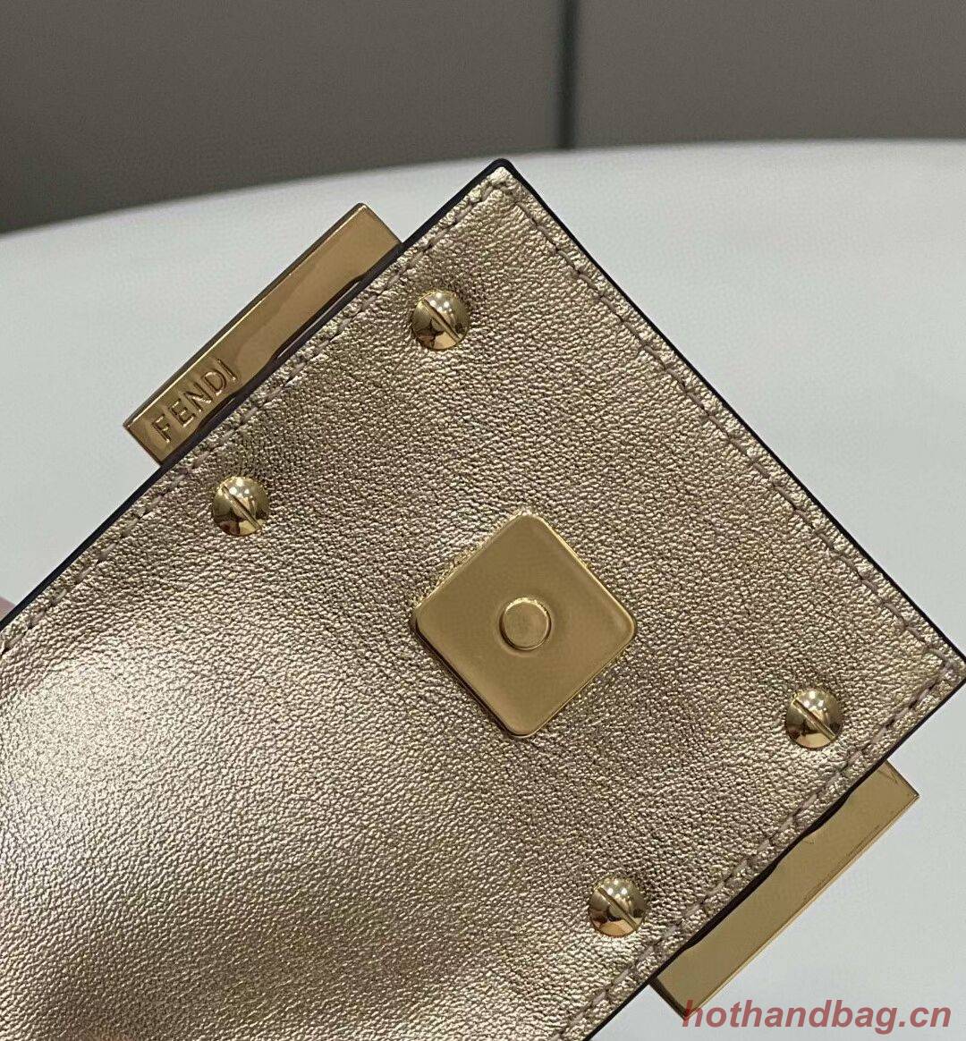 Fendi Cookie pink leather mini bag 8BS065A Fendi Cookie pink leather mini bag 8BS065A