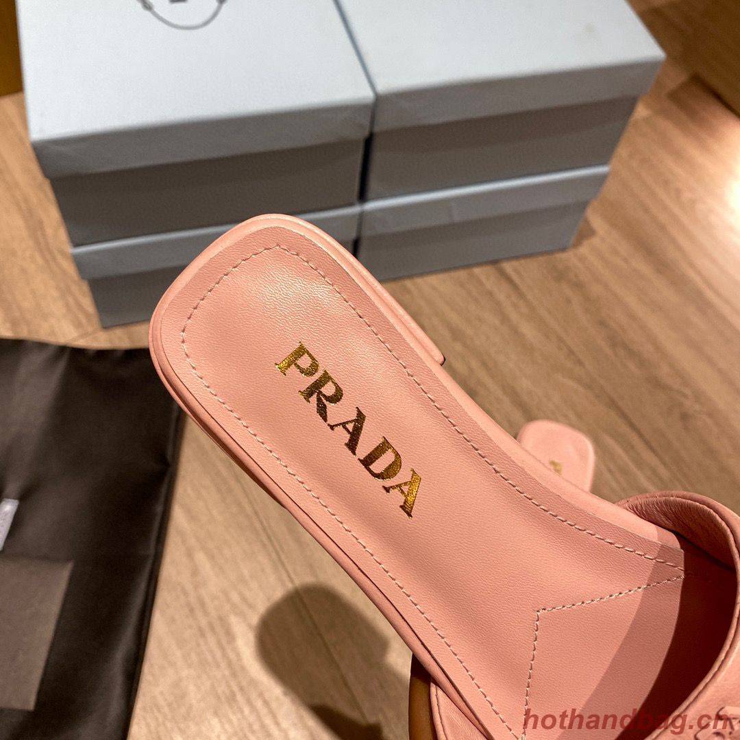 Prada Slippers Shoes PD56902 Pink Prada Slippers Shoes PD56902 Pink