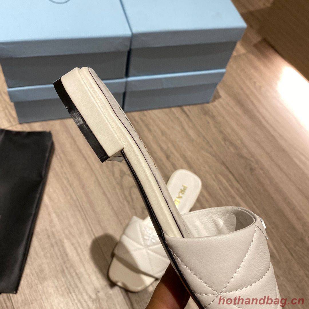 Prada Slippers Shoes PD56902 White Prada Slippers Shoes PD56902 White