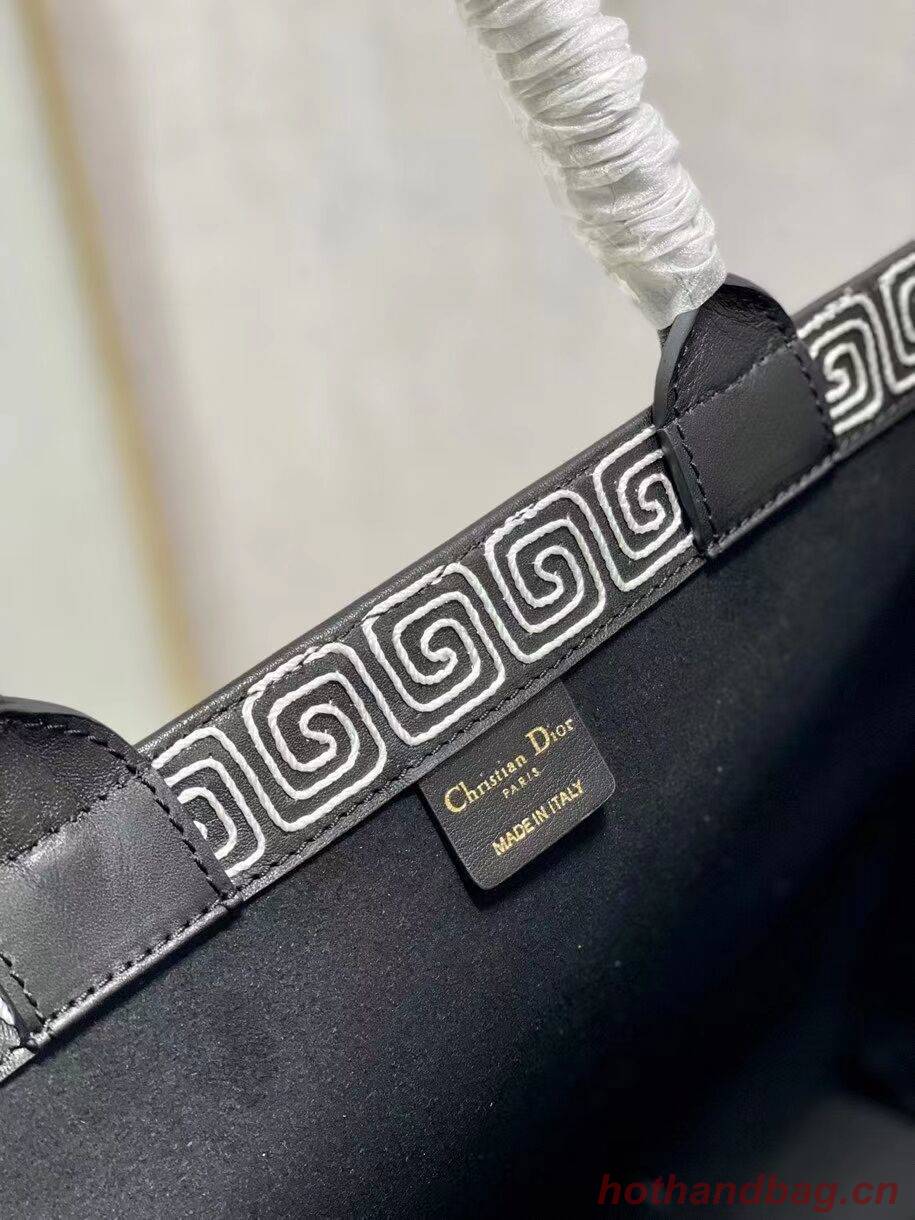 DIOR BOOK TOTE leather C1211L-2 black DIOR BOOK TOTE leather C1211L-2 black