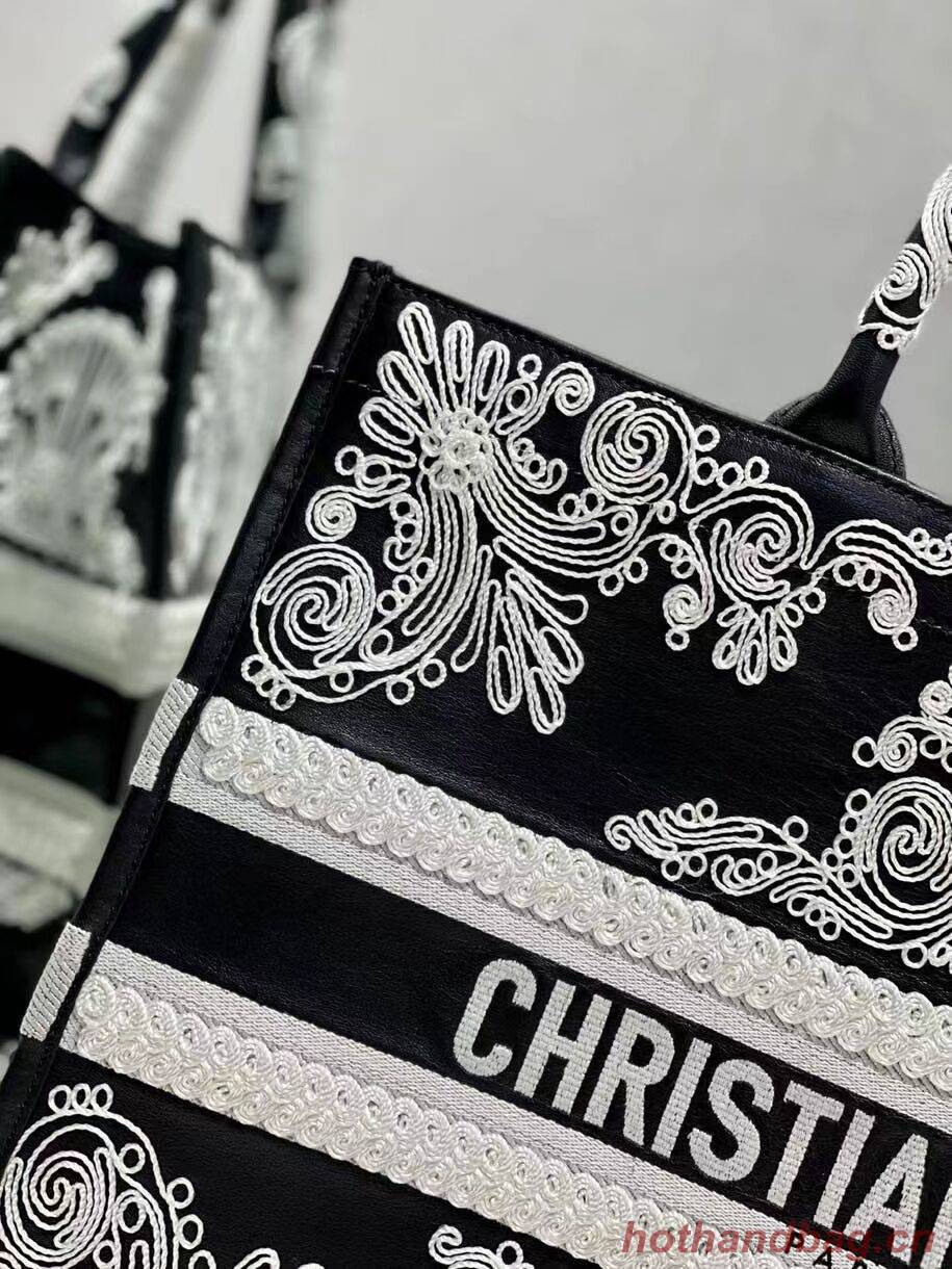 DIOR BOOK TOTE leather C1211L-2 black DIOR BOOK TOTE leather C1211L-2 black