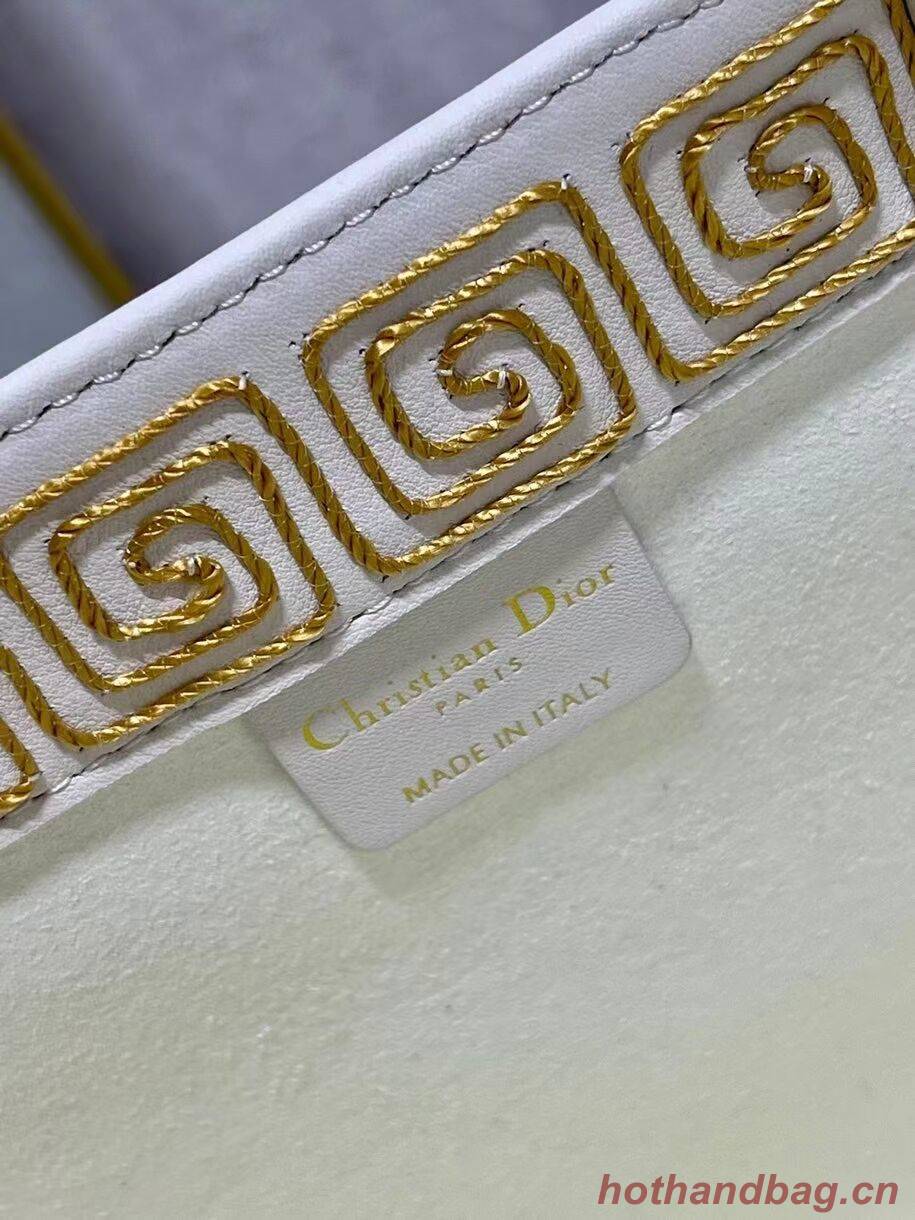DIOR BOOK TOTE leather C1287-24 white DIOR BOOK TOTE leather C1287-24 white