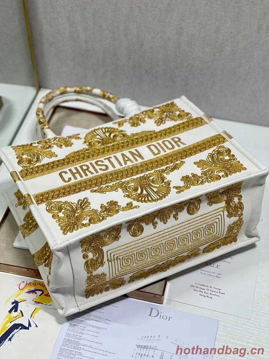 DIOR BOOK TOTE leather C1287-24 white DIOR BOOK TOTE leather C1287-24 white