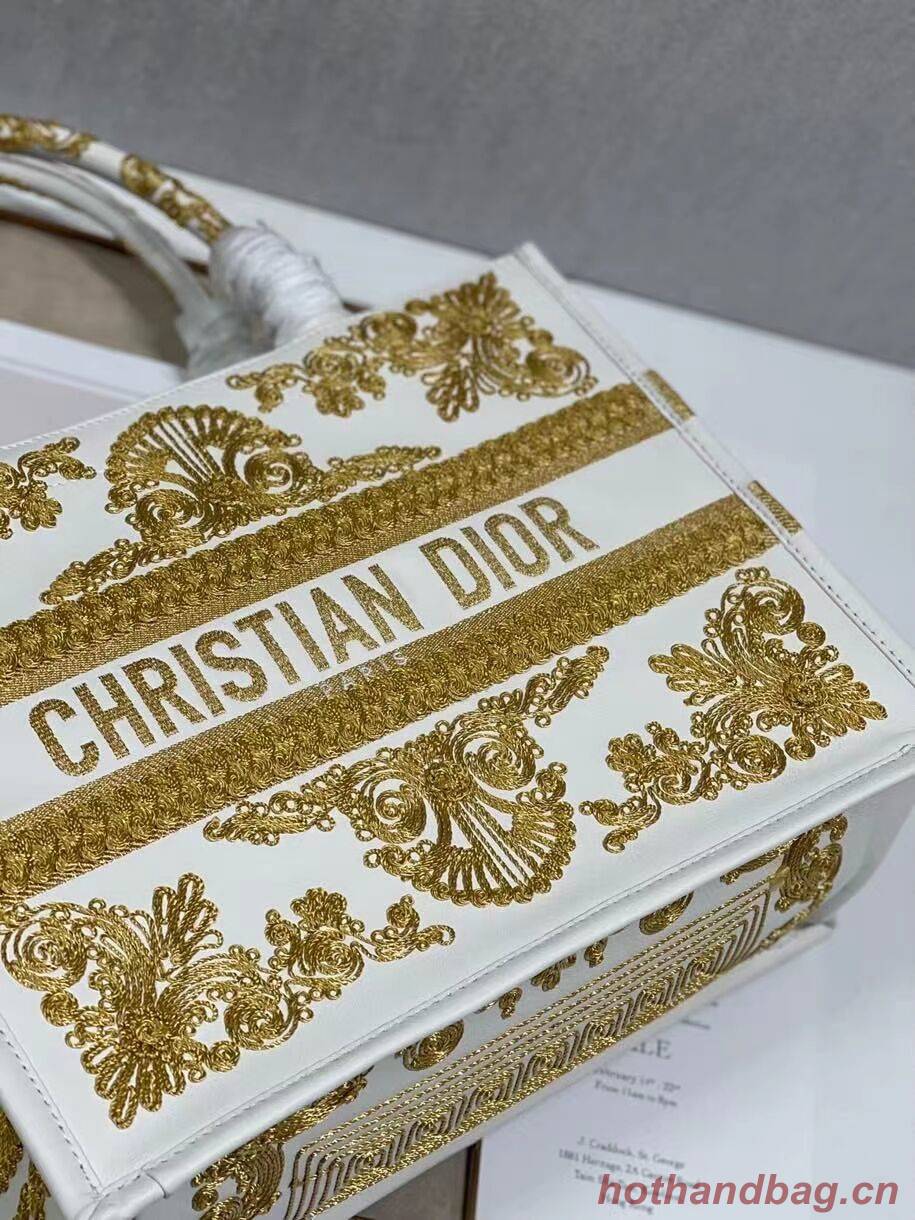 DIOR BOOK TOTE leather C1287-24 white DIOR BOOK TOTE leather C1287-24 white