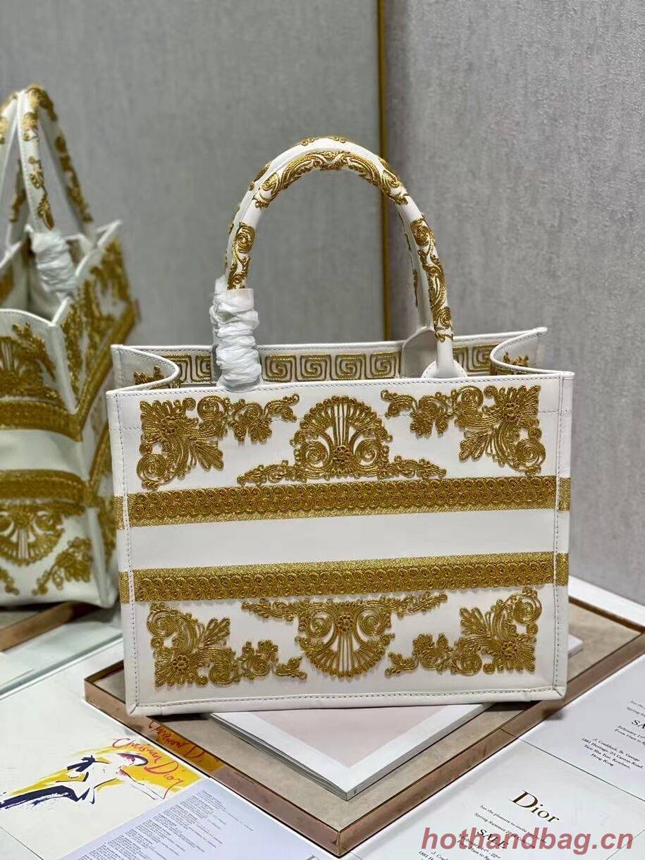 DIOR BOOK TOTE leather C1287-24 white DIOR BOOK TOTE leather C1287-24 white