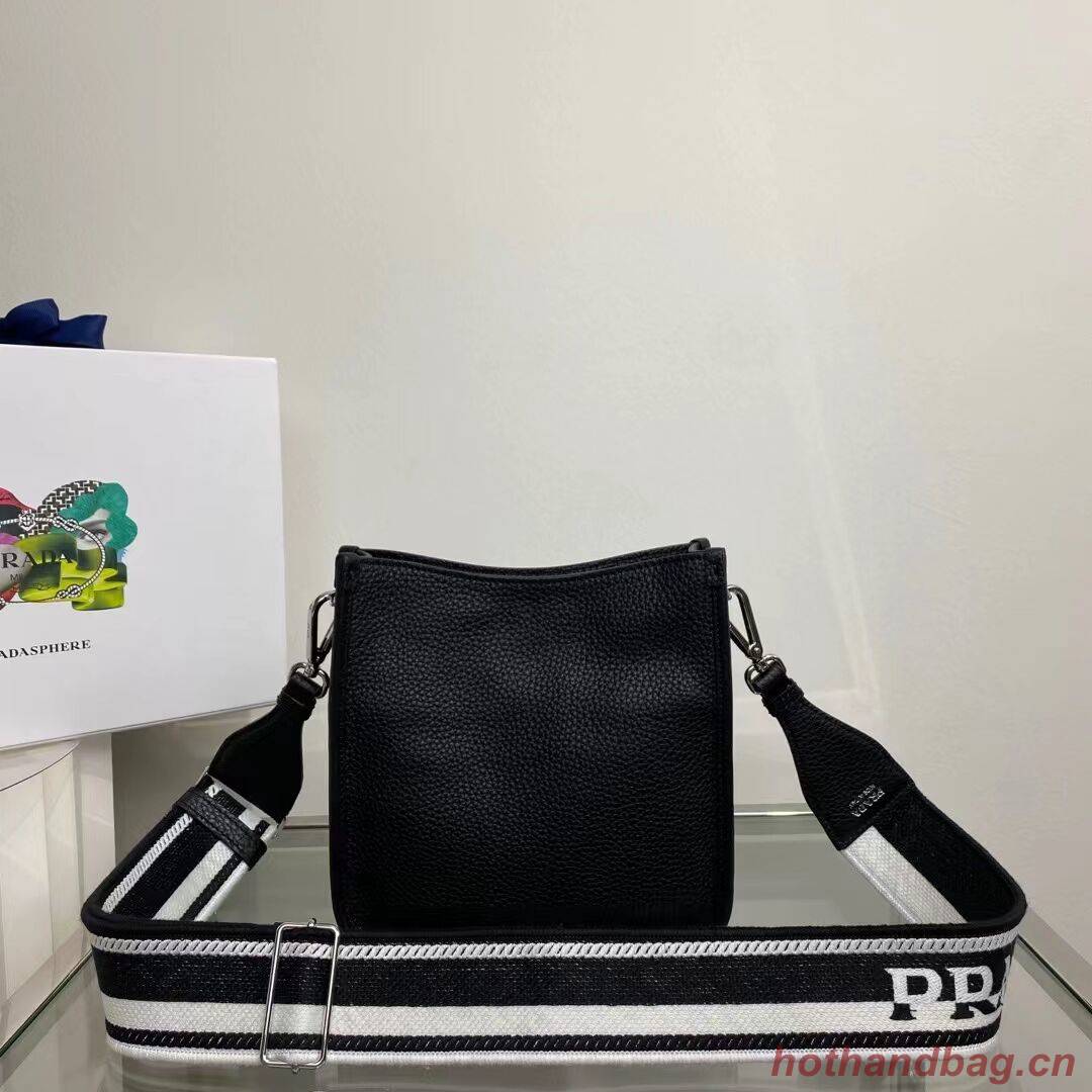 Prada Leather mini shoulder bag 1BH191 black Prada Leather mini shoulder bag 1BH191 black