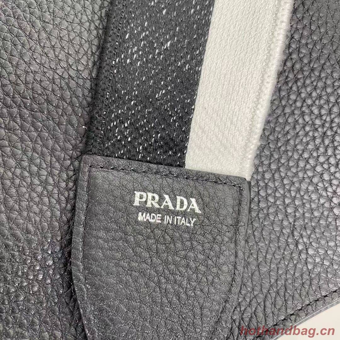 Prada Leather mini shoulder bag 1BH191 black Prada Leather mini shoulder bag 1BH191 black
