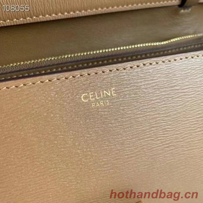 Celine MEDIUM CLASSIC BAG IN NATURAL CALFSKIN 189173 Brown Celine MEDIUM CLASSIC BAG IN NATURAL CALFSKIN 189173 Brown