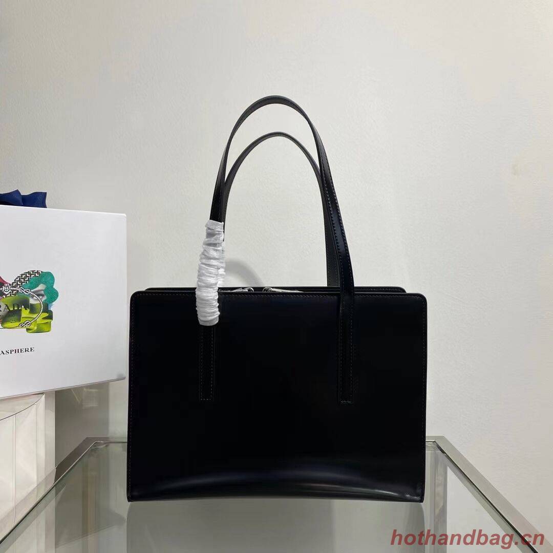 Prada Re-Edition 1995 brushed-leather medium handbag 1BA350 black Prada Re-Edition 1995 brushed-leather medium handbag 1BA350 black