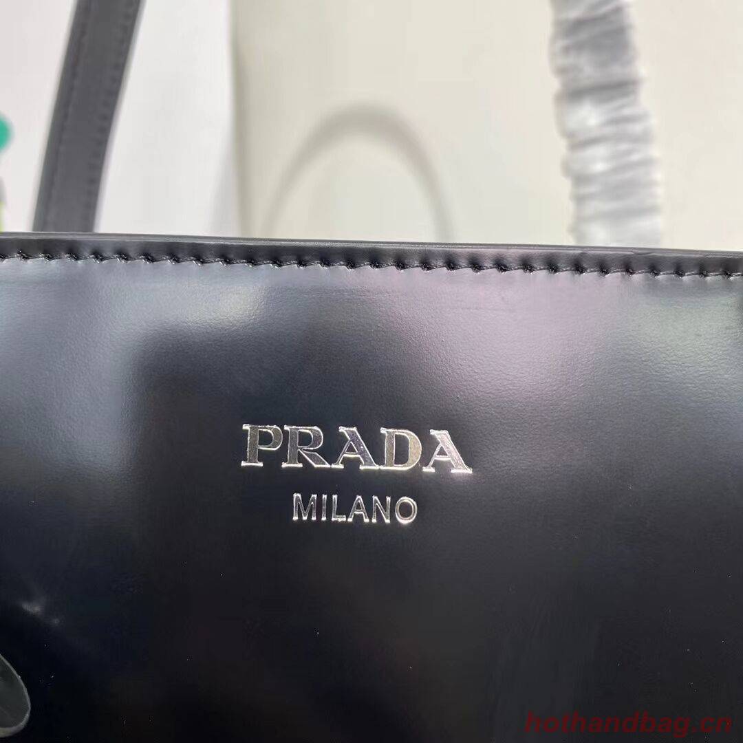 Prada Re-Edition 1995 brushed-leather medium handbag 1BA350 black Prada Re-Edition 1995 brushed-leather medium handbag 1BA350 black