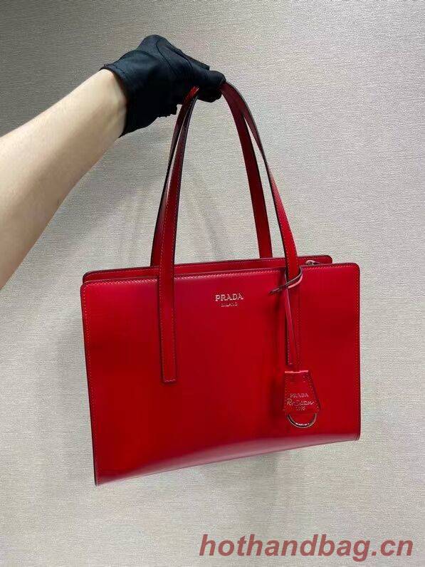Prada Re-Edition 1995 brushed-leather medium handbag 1BA350 red Prada Re-Edition 1995 brushed-leather medium handbag 1BA350 red