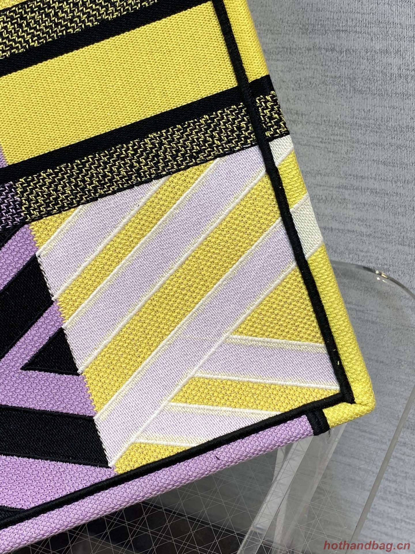 DIOR BOOK TOTE BAG TOILE DE JOUY M1286-27 yellow DIOR BOOK TOTE BAG TOILE DE JOUY M1286-27 yellow