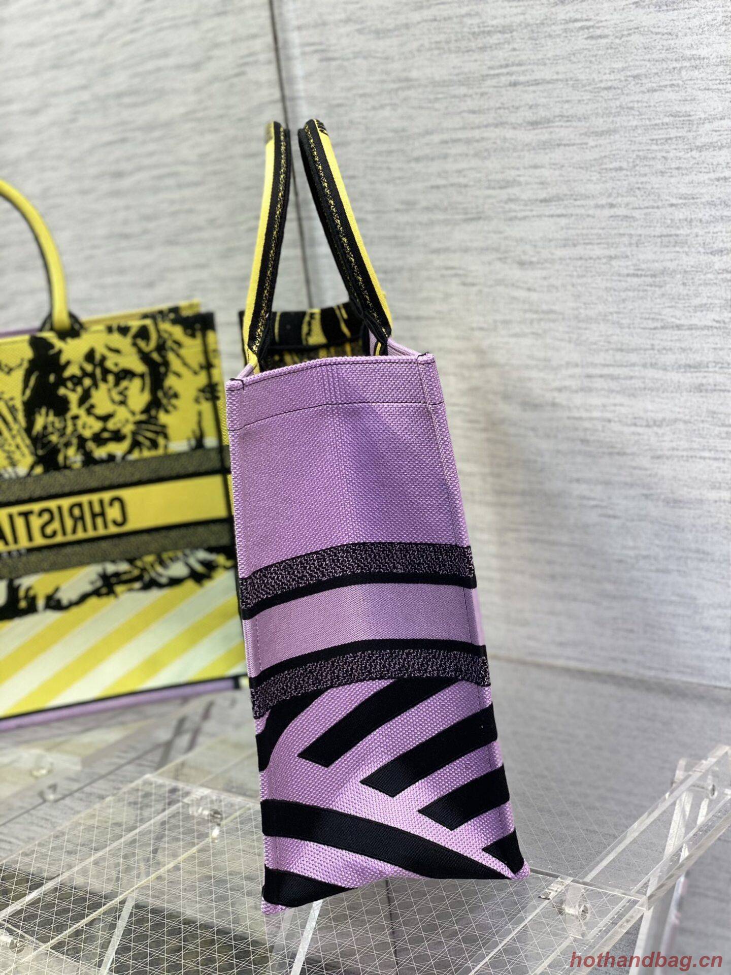 DIOR BOOK TOTE BAG TOILE DE JOUY M1286-27 yellow DIOR BOOK TOTE BAG TOILE DE JOUY M1286-27 yellow