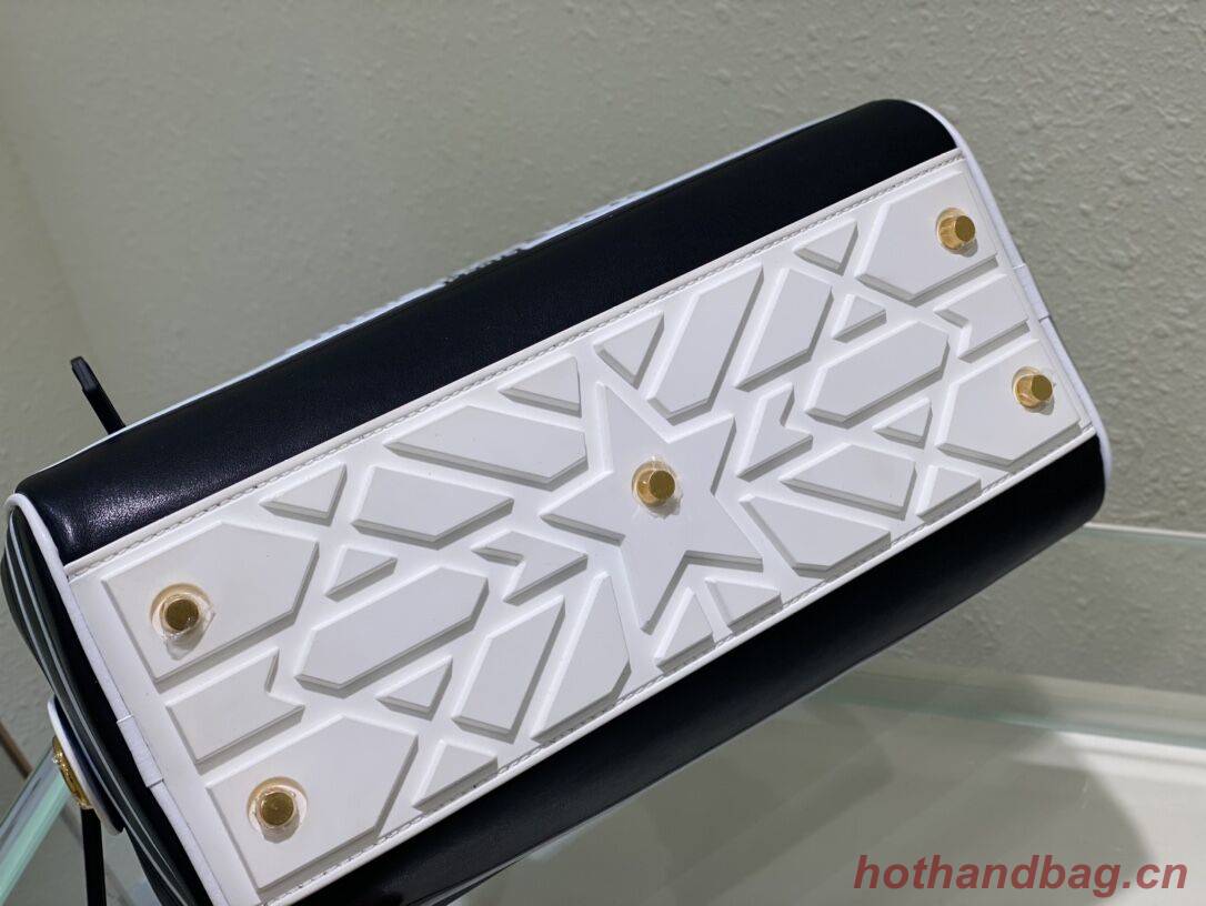 DIOR medium leather tote Bag B9189 black DIOR medium leather tote Bag B9189 black