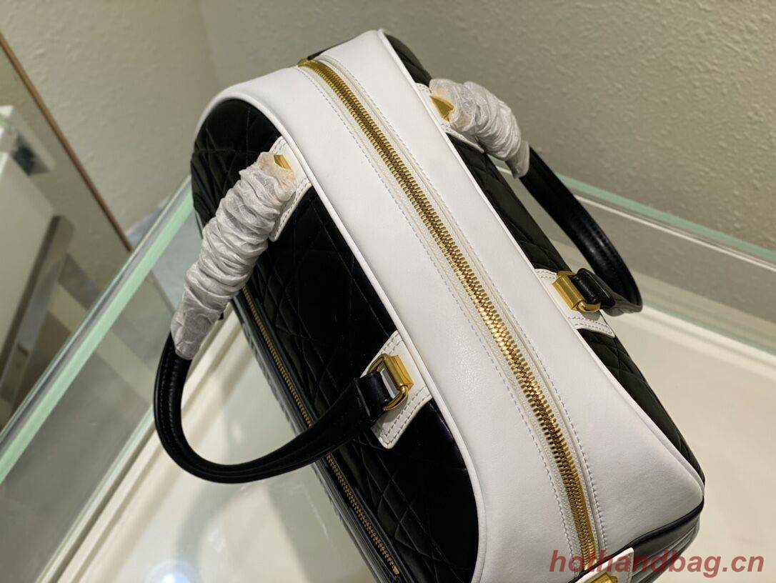 DIOR medium leather tote Bag B9189 black DIOR medium leather tote Bag B9189 black