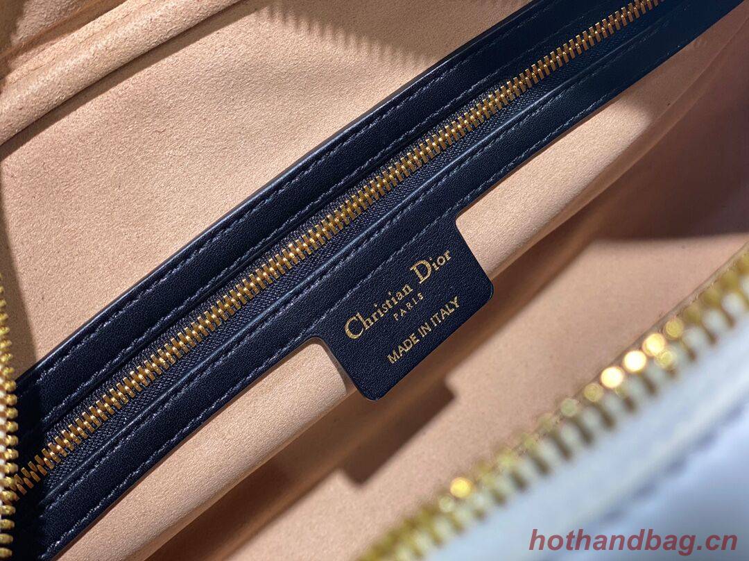 DIOR medium leather tote Bag B9189 black DIOR medium leather tote Bag B9189 black