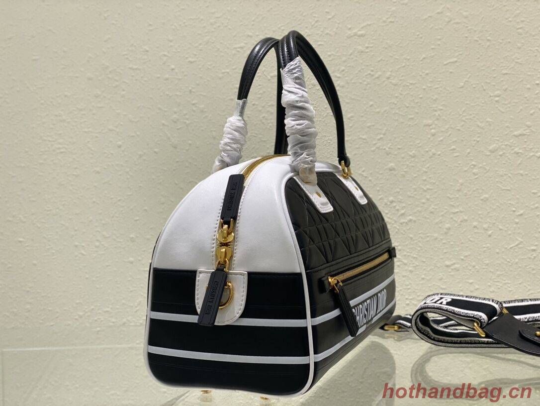 DIOR medium leather tote Bag B9189 black DIOR medium leather tote Bag B9189 black