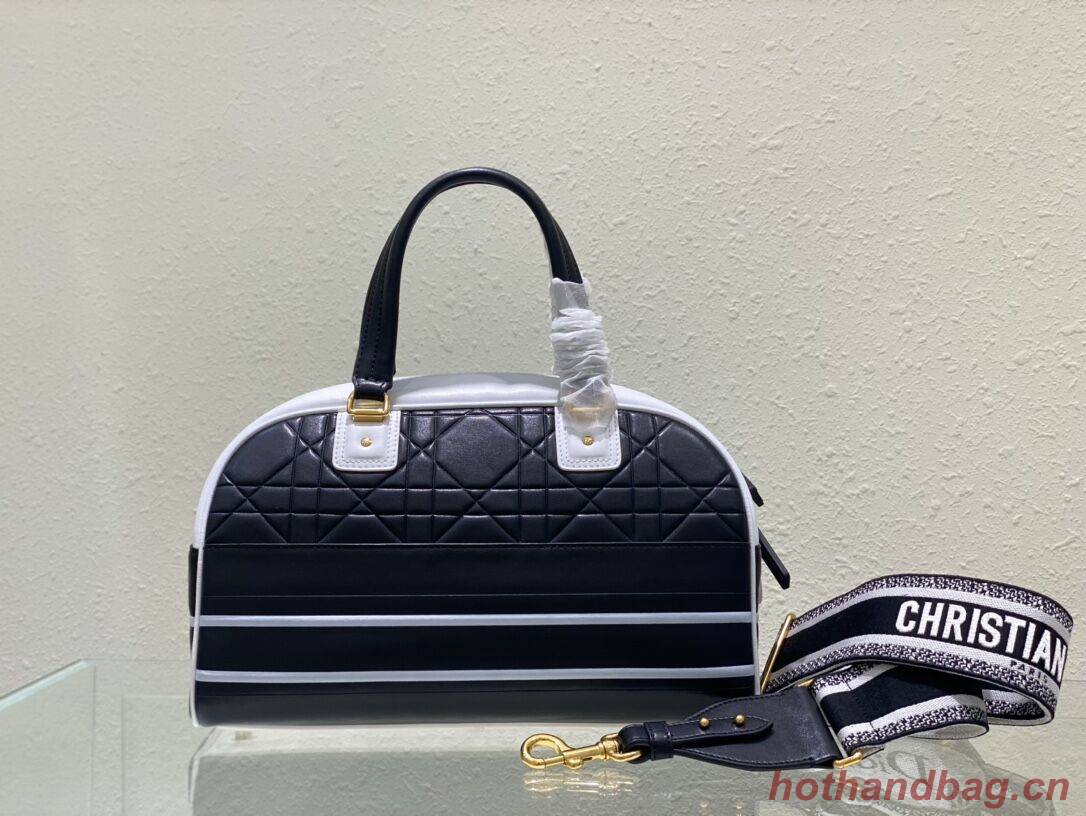 DIOR medium leather tote Bag B9189 black DIOR medium leather tote Bag B9189 black