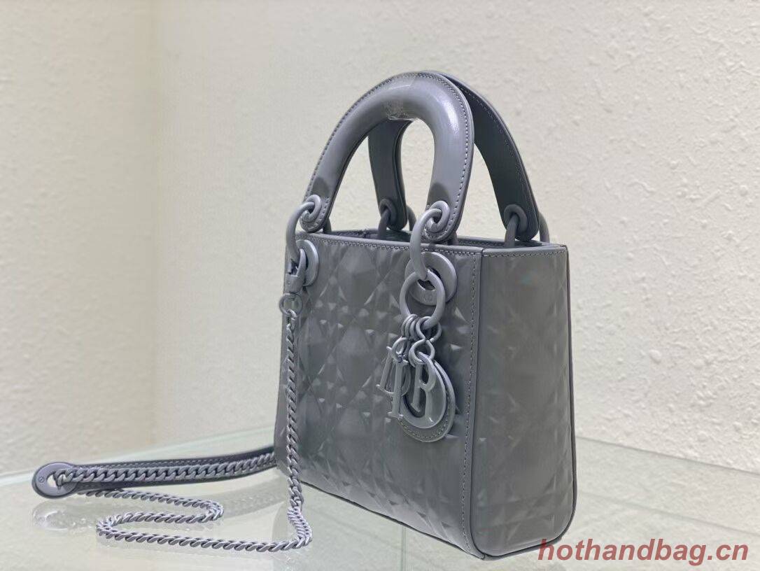 MINI LADY DIOR BAG Cannage Calfskin C2815 gray MINI LADY DIOR BAG Cannage Calfskin C2815 gray