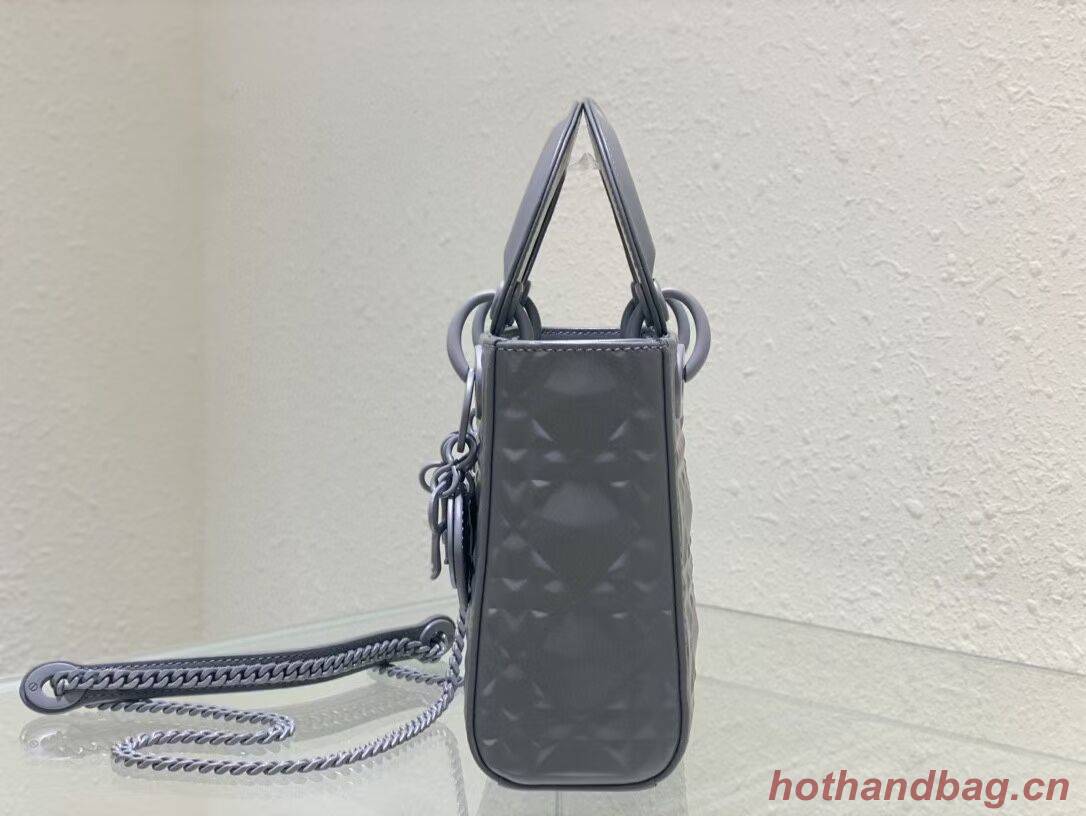 MINI LADY DIOR BAG Cannage Calfskin C2815 gray MINI LADY DIOR BAG Cannage Calfskin C2815 gray