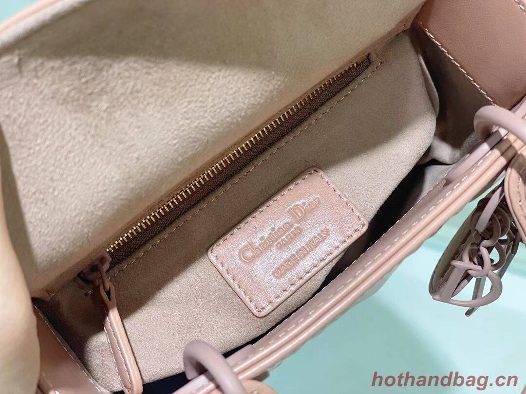 MINI LADY DIOR BAG Cannage Calfskin C2815 pink MINI LADY DIOR BAG Cannage Calfskin C2815 pink