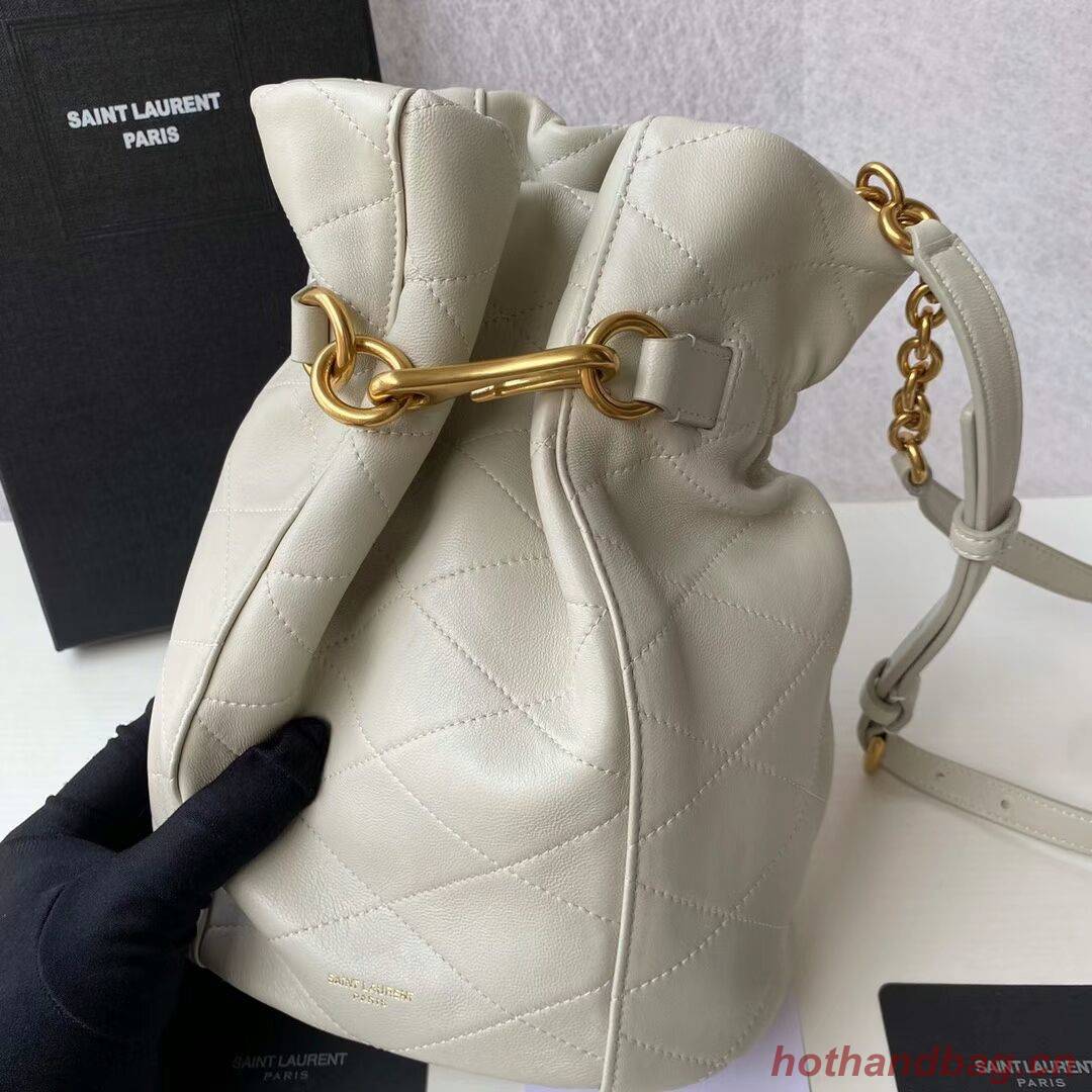 Yves Saint Laurent Calf leather bag Y677822 BLANC VINTAGE Yves Saint Laurent Calf leather bag Y677822 BLANC VINTAGE