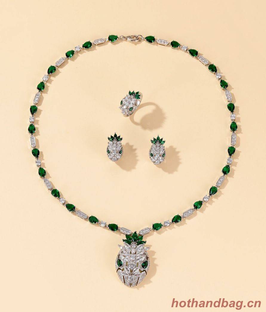 BVLGARI Necklace & Earrings &Ring One Set BNE11248 BVLGARI Necklace & Earrings &Ring One Set BNE11248