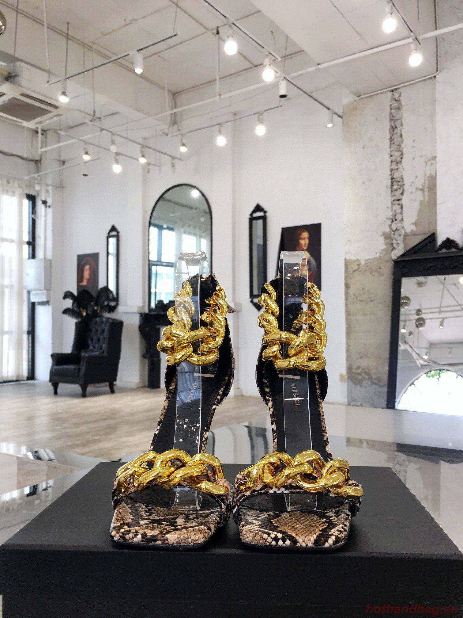 Versace Sandals Shoes F034 Heel height 9.5CM Versace Sandals Shoes F034 Heel height 9.5CM