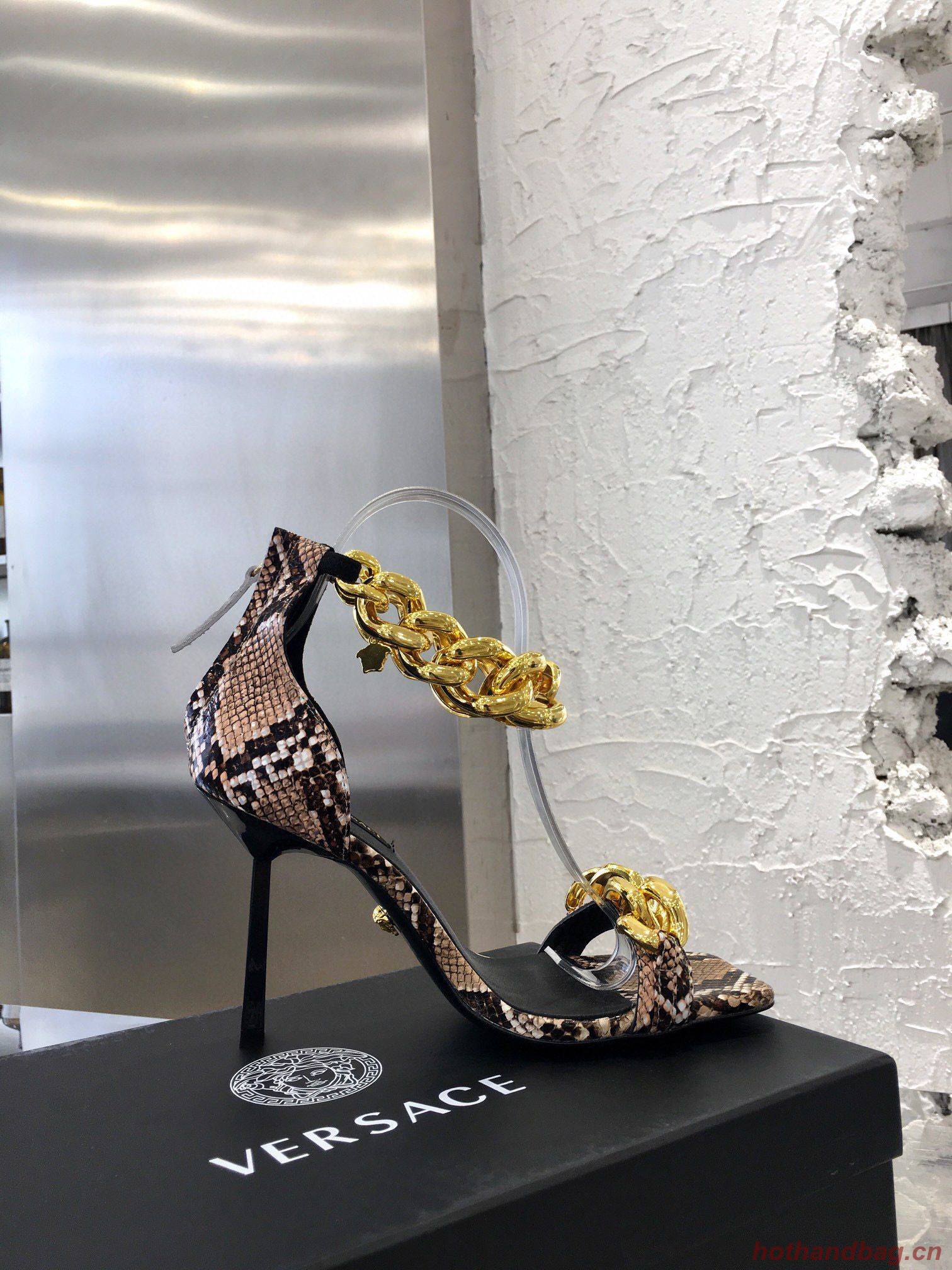 Versace Sandals Shoes F034 Heel height 9.5CM Versace Sandals Shoes F034 Heel height 9.5CM