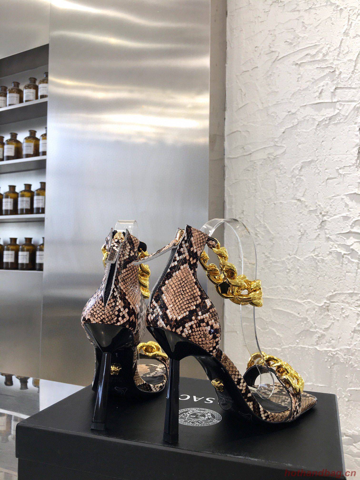 Versace Sandals Shoes F034 Heel height 9.5CM Versace Sandals Shoes F034 Heel height 9.5CM