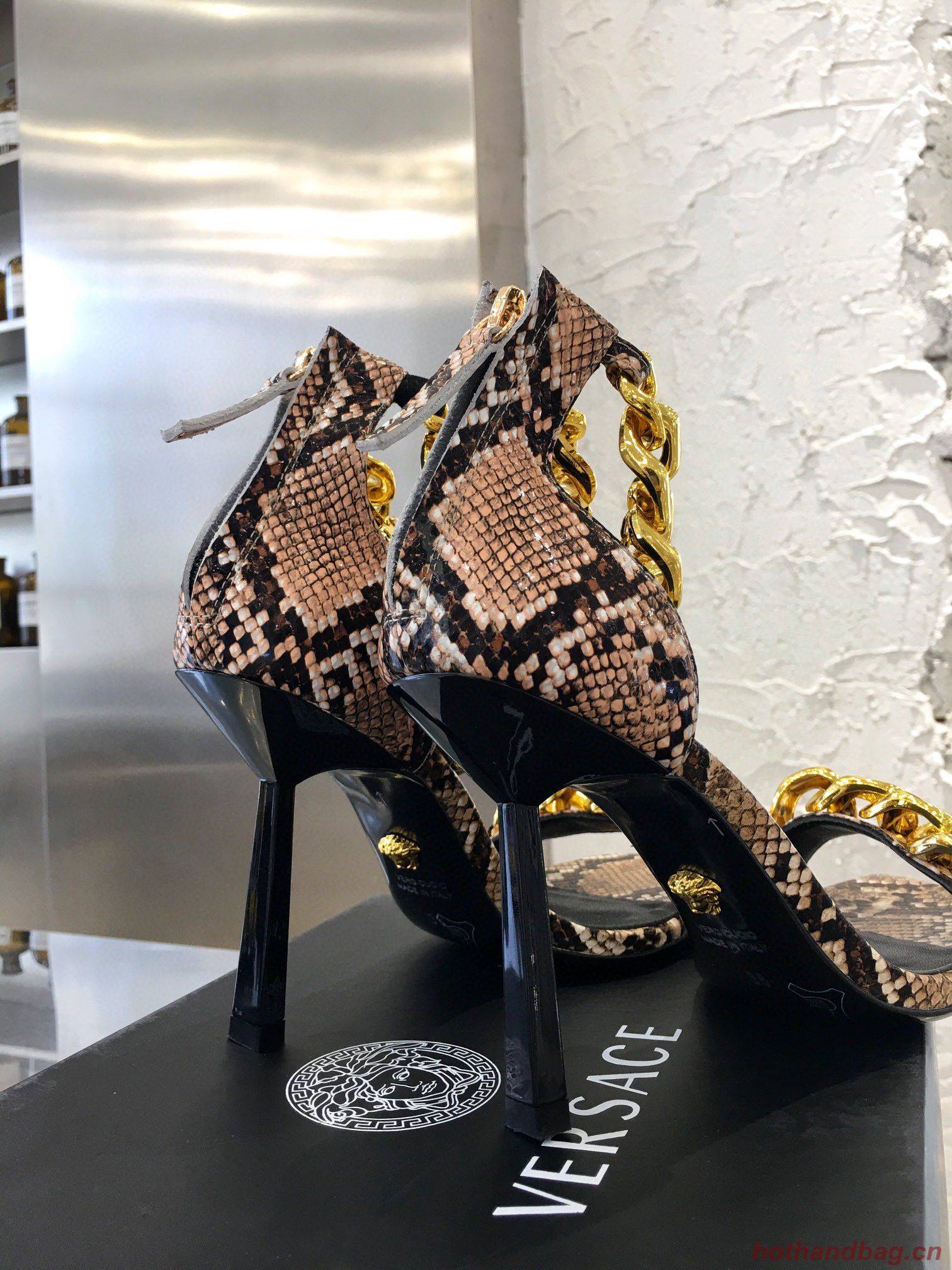 Versace Sandals Shoes F034 Heel height 9.5CM Versace Sandals Shoes F034 Heel height 9.5CM