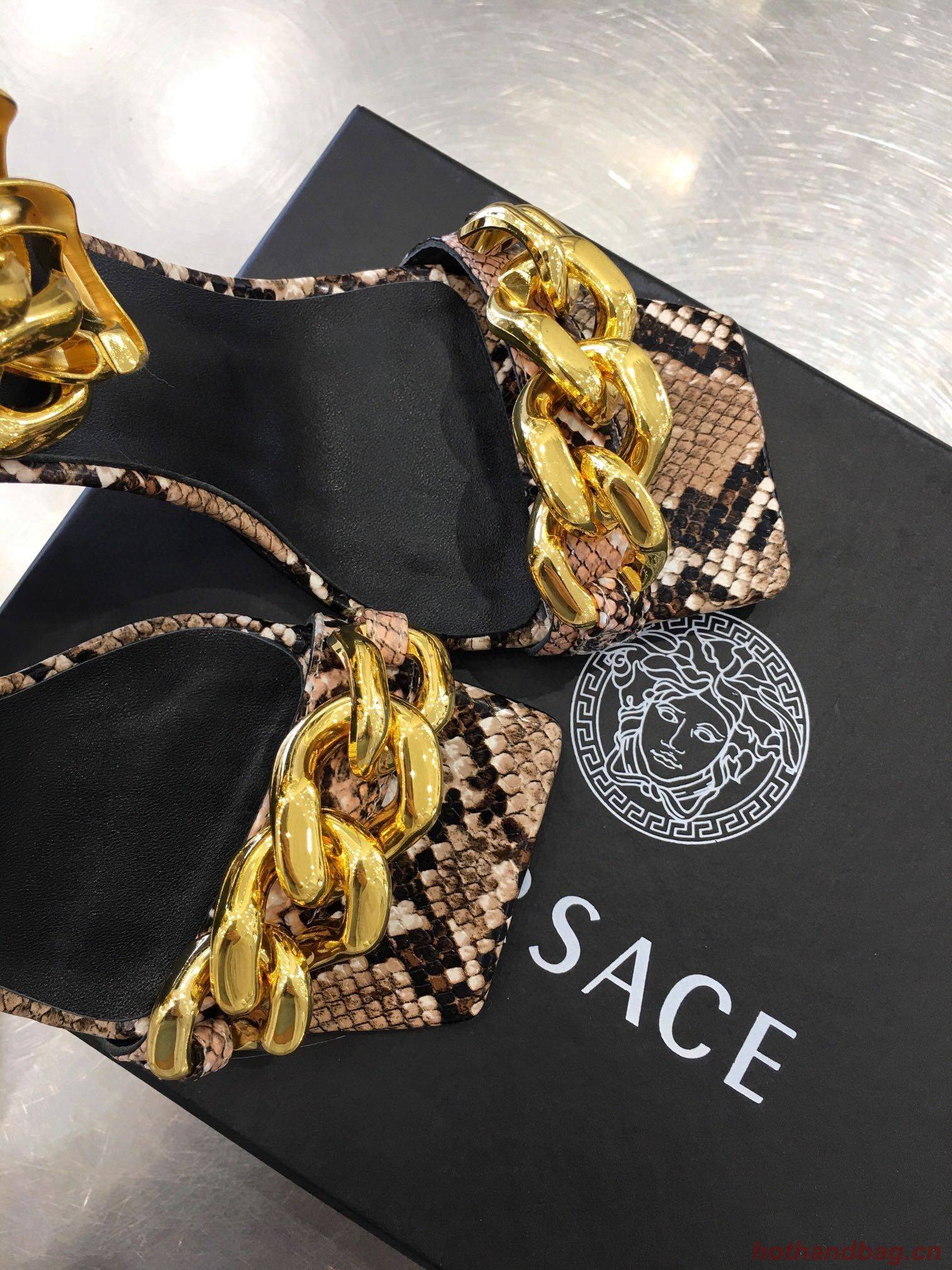 Versace Sandals Shoes F034 Heel height 9.5CM Versace Sandals Shoes F034 Heel height 9.5CM