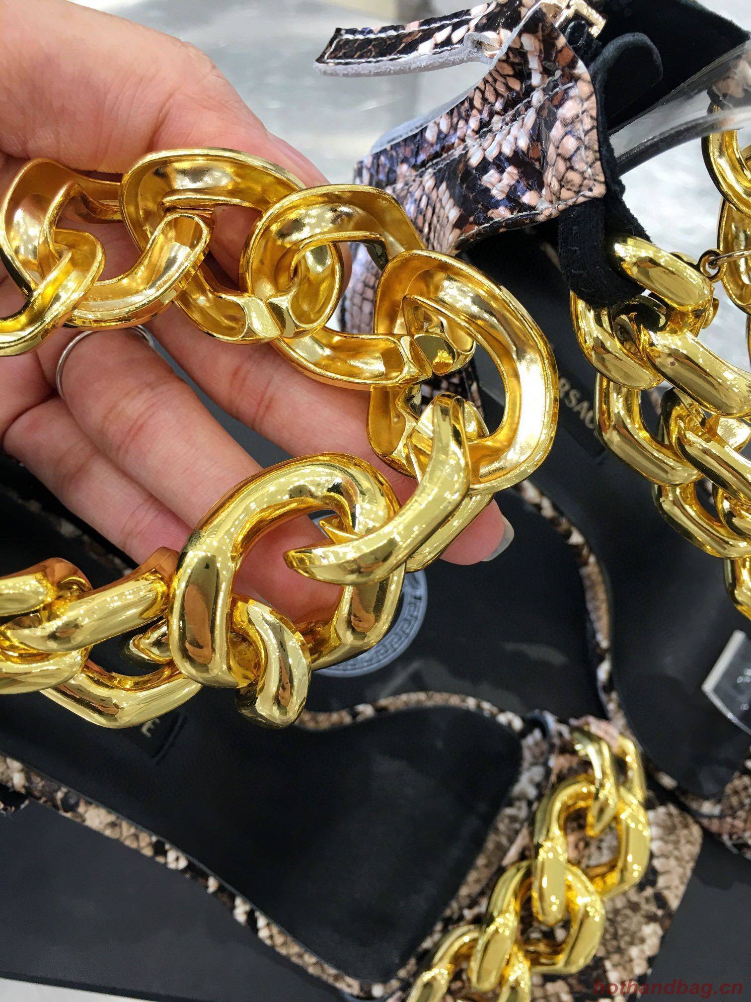 Versace Sandals Shoes F034 Heel height 9.5CM Versace Sandals Shoes F034 Heel height 9.5CM