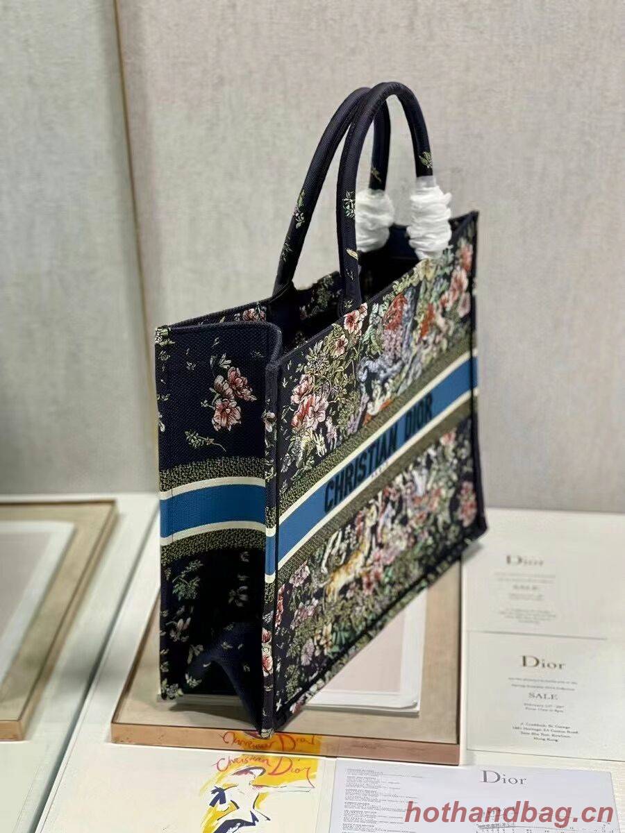 DIOR BOOK TOTE Embroidery C1286-29 black DIOR BOOK TOTE Embroidery C1286-29 black