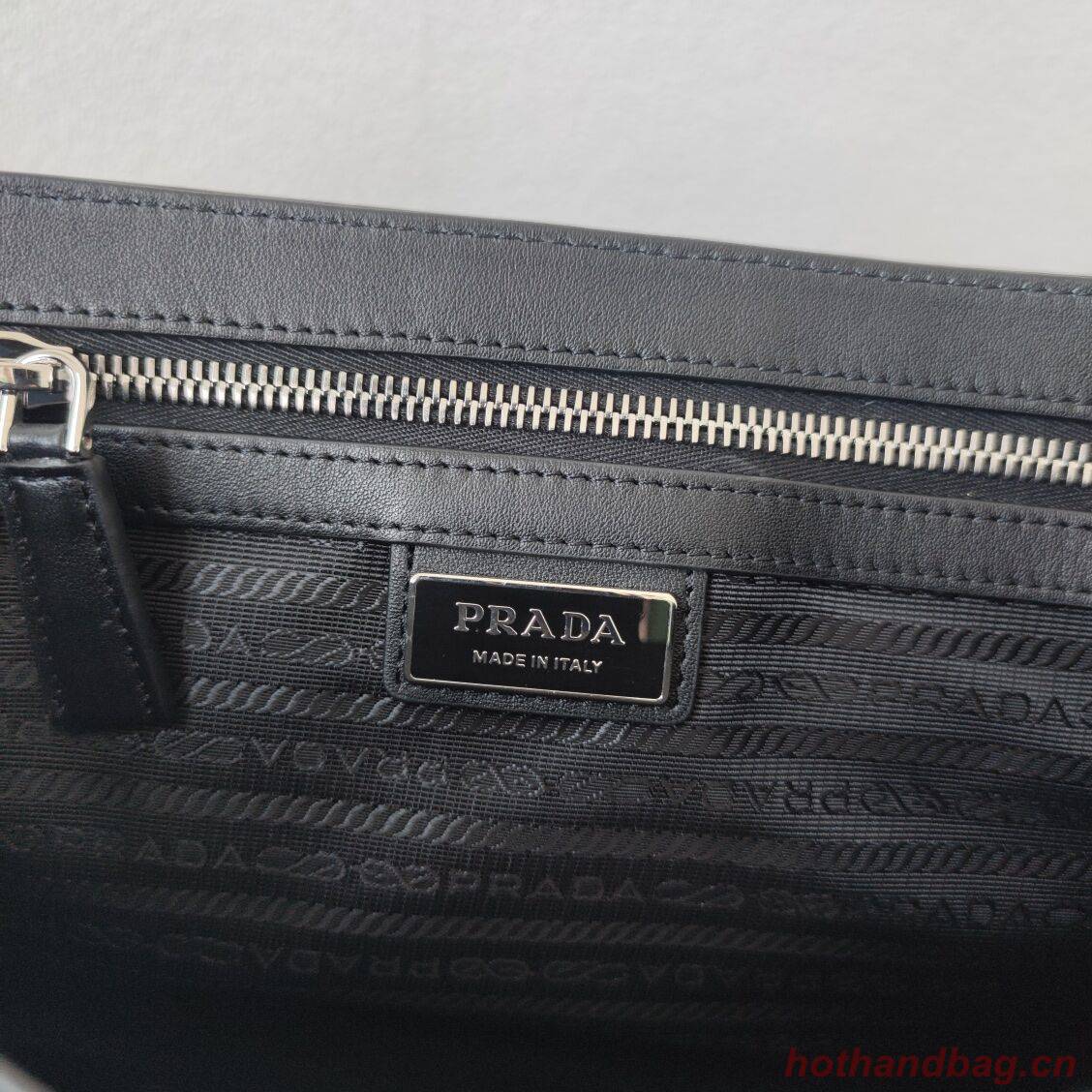 Prada Leather bag with shoulder strap 2BV031 blue Prada Leather bag with shoulder strap 2BV031 blue