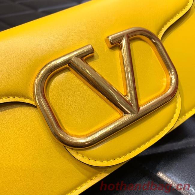 VALENTINO GARAVANI MINI LOCO Calf leather Shoulder Bag 1W2B0K yellow