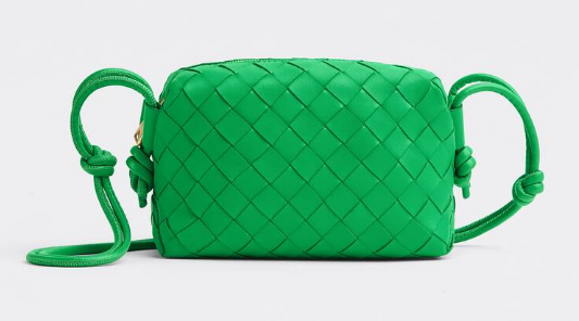 Bottega Veneta Mini intrecciato leather cross-body bag 680254 Parakeet Bottega Veneta Mini intrecciato leather cross-body bag 680254 Parakeet