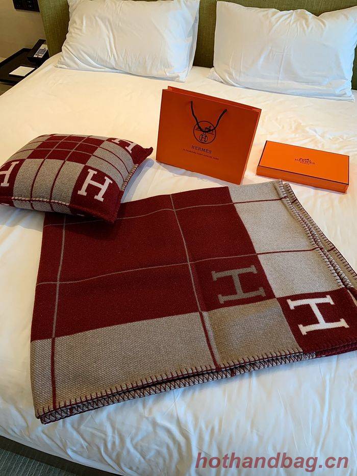 Hermes Lambswool&Cashmere Shawl&Blanket HMB00002 Hermes Lambswool&Cashmere Shawl&Blanket HMB00002