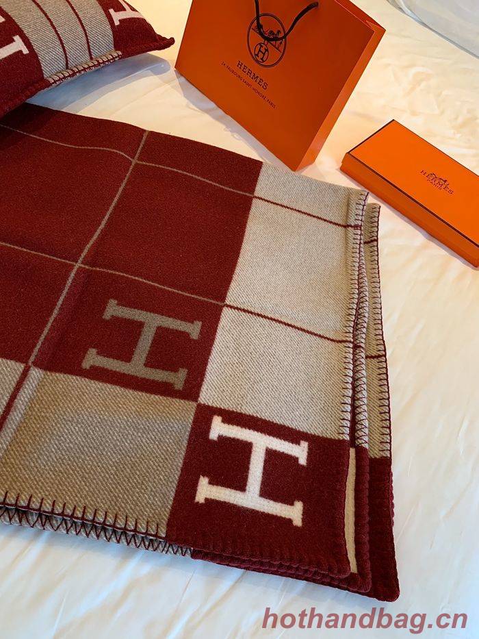 Hermes Lambswool&Cashmere Shawl&Blanket HMB00002 Hermes Lambswool&Cashmere Shawl&Blanket HMB00002