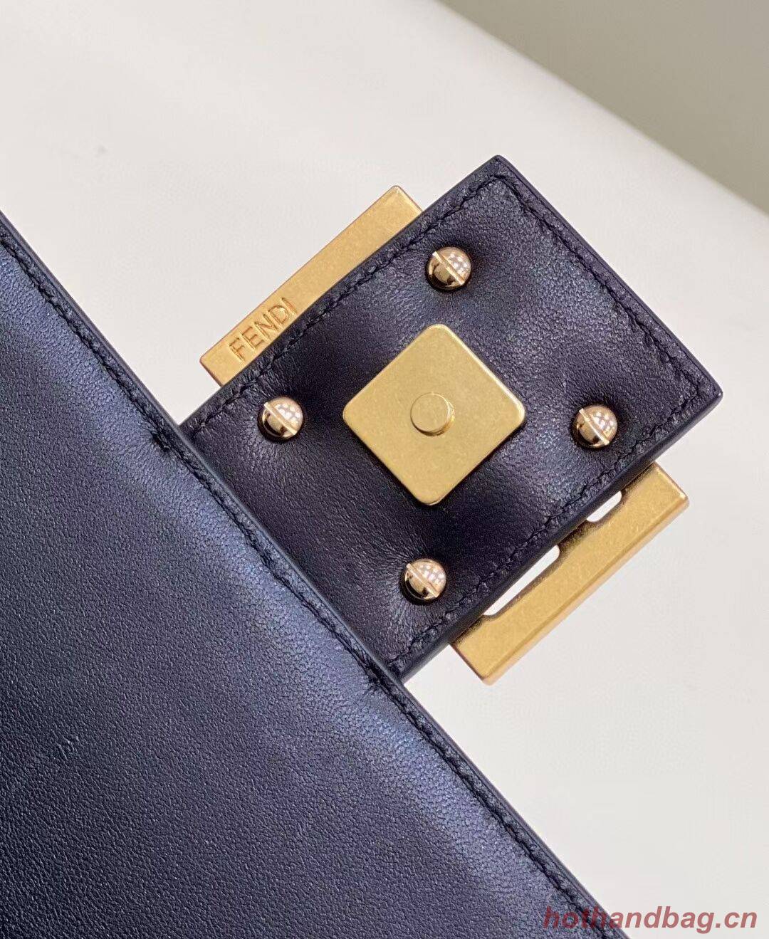 Fendi Baguette Sheepskin bag 8BR6551 black Fendi Baguette Sheepskin bag 8BR6551 black