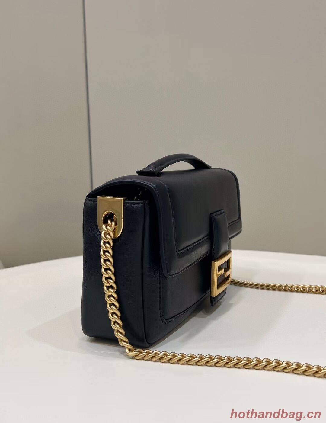 Fendi Baguette Sheepskin bag 8BR6551 black Fendi Baguette Sheepskin bag 8BR6551 black