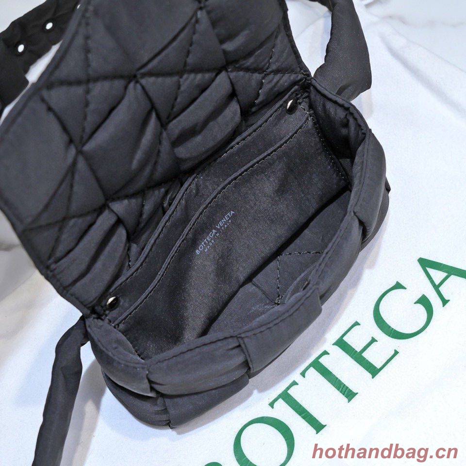 Bottega Veneta CASSETTE Mini Nylon belt bag 8952 Black Bottega Veneta CASSETTE Mini Nylon belt bag 8952 Black
