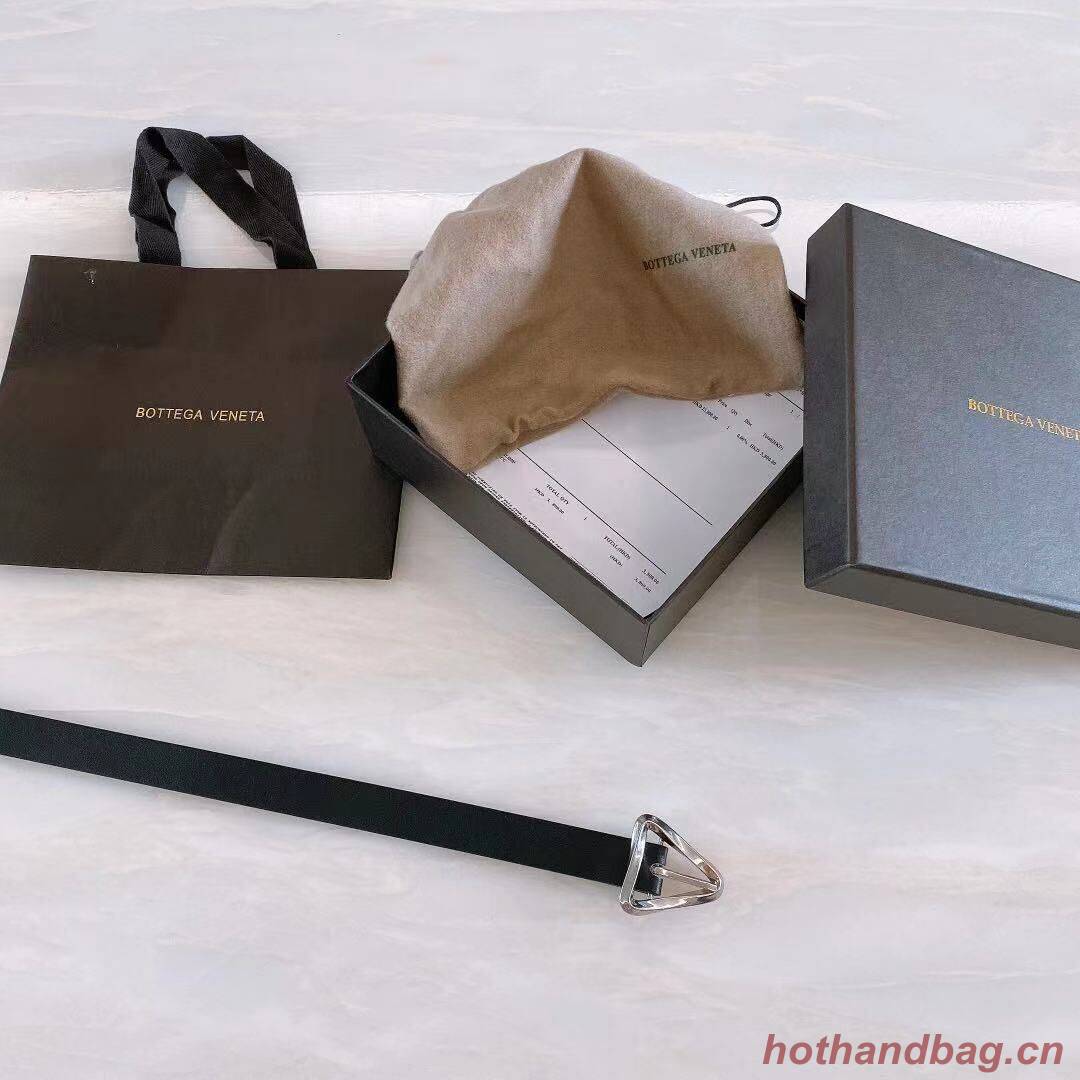 Bottega Veneta Original Leather Belt 5553 Black Bottega Veneta Original Leather Belt 5553 Black