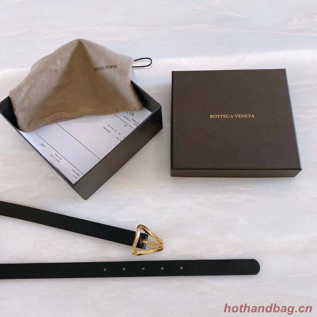 Bottega Veneta Original Leather Belt 5553 Black Bottega Veneta Original Leather Belt 5553 Black