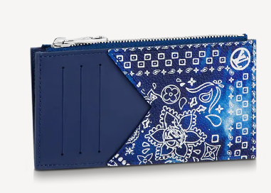 Louis Vuitton COIN CARD HOLDER M81432 blue Louis Vuitton COIN CARD HOLDER M81432 blue