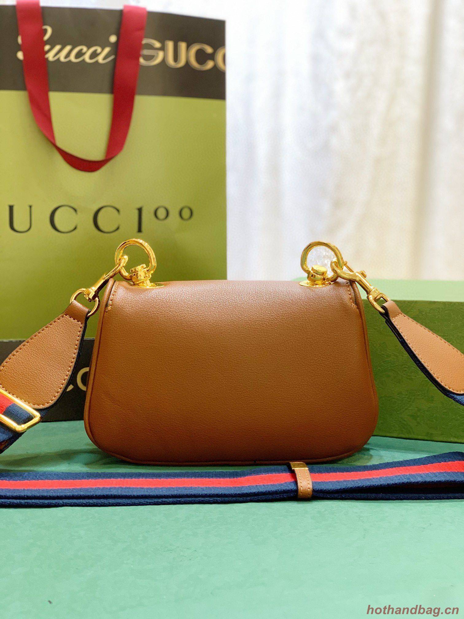 Gucci Blondie Original leahter shoulder bag 698643 brown Gucci Blondie Original leahter shoulder bag 698643 brown