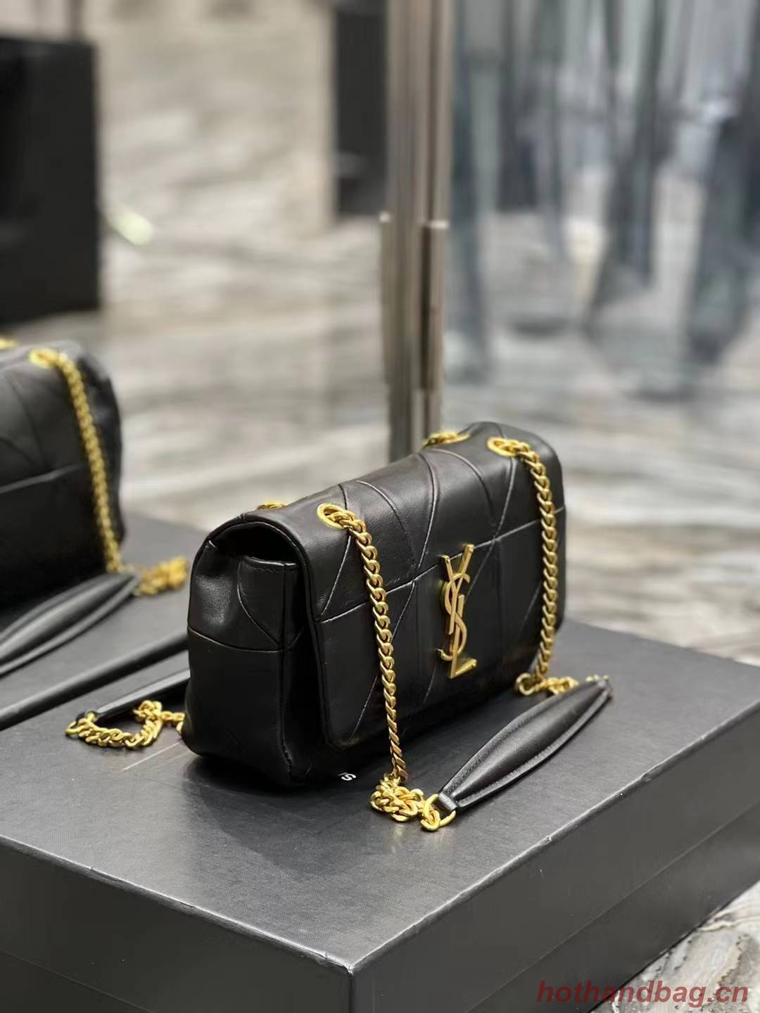SAINT LAURENT LE 57 HOBO BAG IN QUILTED LAMBSKIN 651820 black SAINT LAURENT LE 57 HOBO BAG IN QUILTED LAMBSKIN 651820 black