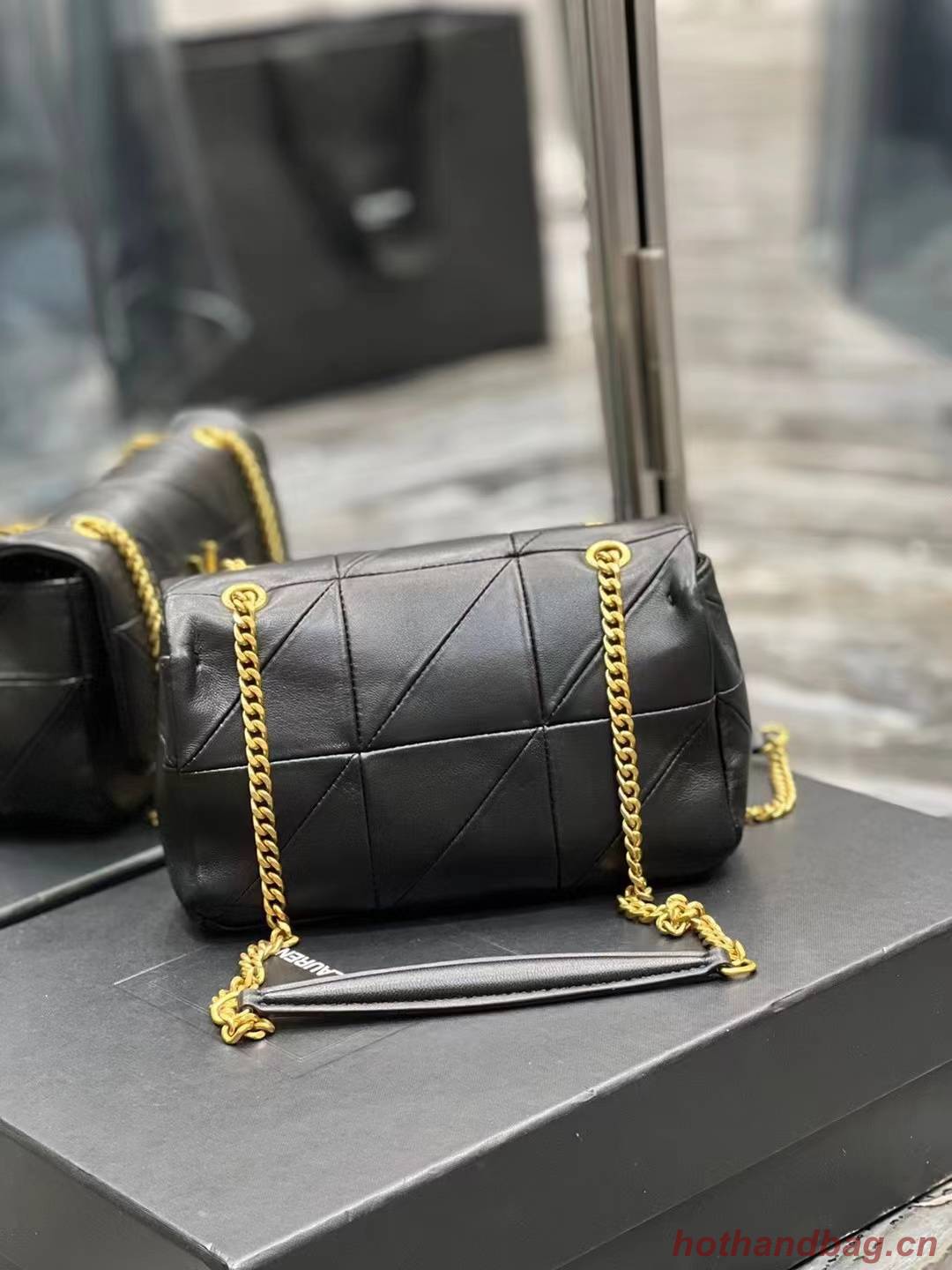 SAINT LAURENT LE 57 HOBO BAG IN QUILTED LAMBSKIN 651820 black SAINT LAURENT LE 57 HOBO BAG IN QUILTED LAMBSKIN 651820 black
