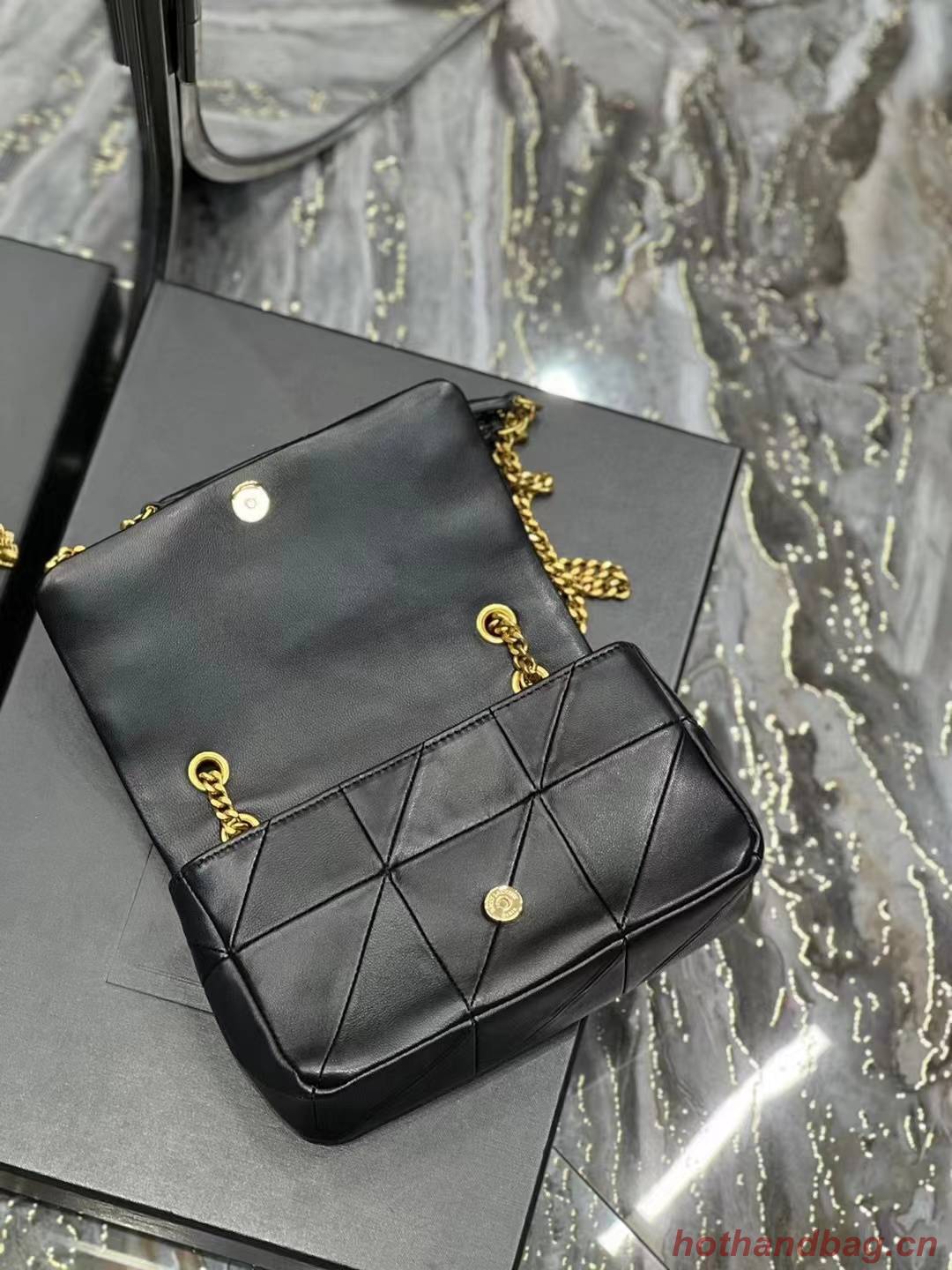 SAINT LAURENT LE 57 HOBO BAG IN QUILTED LAMBSKIN 651820 black SAINT LAURENT LE 57 HOBO BAG IN QUILTED LAMBSKIN 651820 black